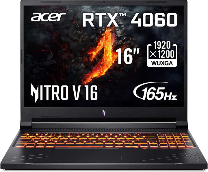 Ноутбук 16" Acer Nitro V 16 (ANV16) AMD Ryzen 7 8845HS RAM 16GB SSD 1TB GeForce RTX 4060 Windows 11 (UKR) (102402880) - Уценка - Фото 1 Ноутбук 16" Acer Nitro V 16 (ANV16) AMD Ryzen 7 8845HS RAM 16GB SSD 1TB GeForce RTX 4060 Windows 11 (UKR) (102402880) - Уценка - изображение 1