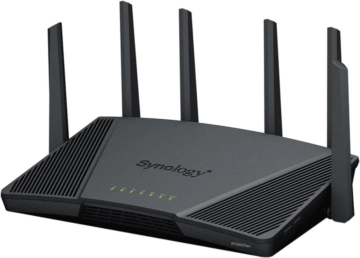 Беспроводной маршрутизатор Synology RT6600ax AX6600 Tri-Band Wi-Fi 6 Черный (102320413) - Уценка - Фото 2 Беспроводной маршрутизатор Synology RT6600ax AX6600 Tri-Band Wi-Fi 6 Черный (102320413) - Уценка - изображение 2