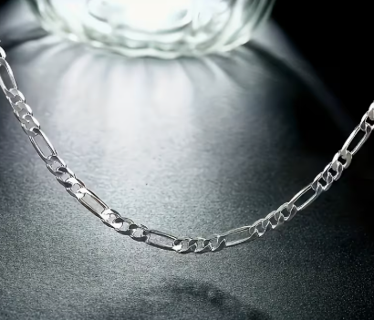 Ланцюжок XUPING TTM Stainless Steel (медична сталь) Довжина 60 см. Ширина 3 мм. - Фото 2 Ланцюжок XUPING TTM Stainless Steel (медична сталь) Довжина 60 см. Ширина 3 мм. - изображение 2