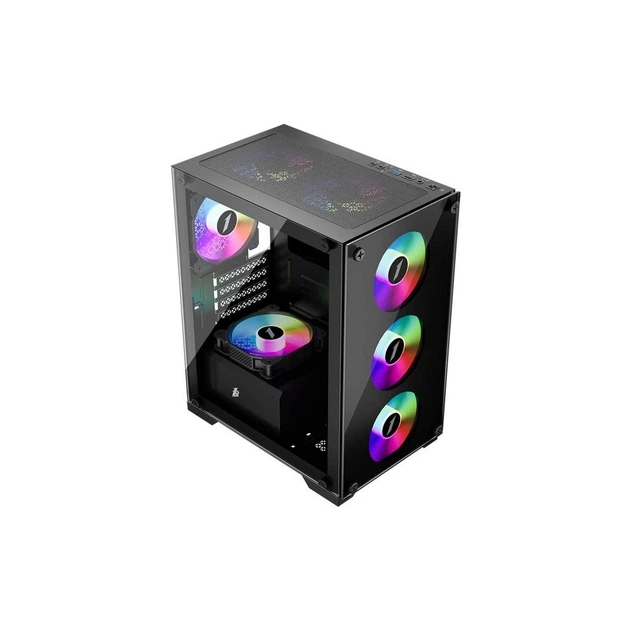Корпус для ПК 1stPlayer X2-M-BK-4F1 - изображение 5