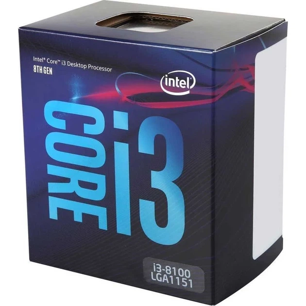 Процесор INTEL Core i3-8100 3.6GHz S1151 (BX80684I38100) - Фото 1 Процесор INTEL Core i3-8100 3.6GHz S1151 (BX80684I38100) - изображение 1