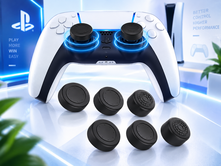 Накладки на стики SYY 6 шт для PS5 DualSense / PS4 / Xbox Series X| S / Xbox One / Elite, разной высоты - изображение 2