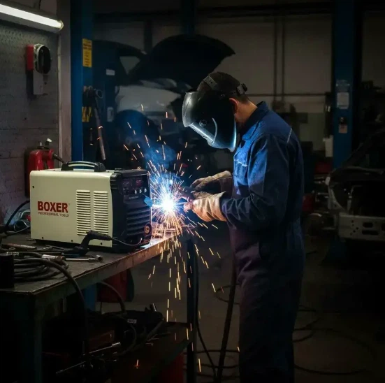 Зварювальний напівавтомат BOXER BX3024 MIG/MMA 250А інверторний з цифровим дисплеєм - зображення 3