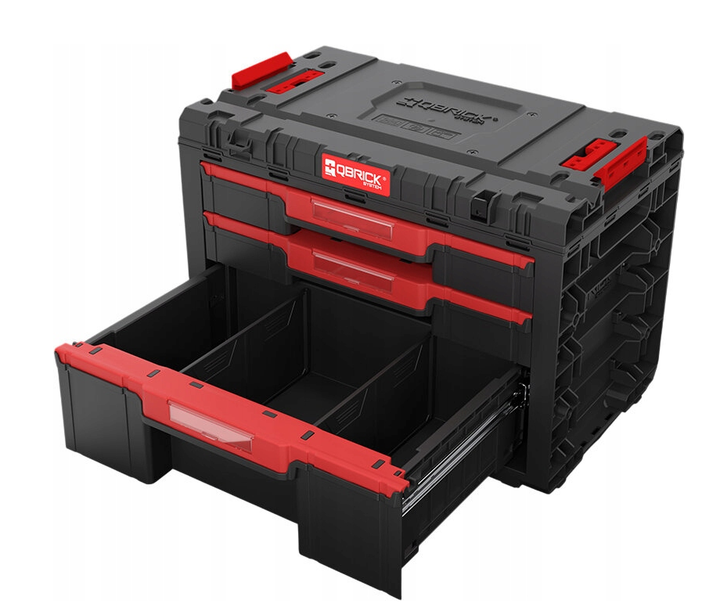 Ящик с выдвижными ящиками для инструментов Qbrick System PRIME DRAWER 3 TOOLBOX (5901238262282) - Фото 5 Ящик с выдвижными ящиками для инструментов Qbrick System PRIME DRAWER 3 TOOLBOX (5901238262282) - изображение 5