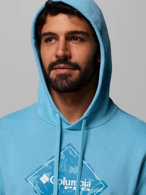 Худи утепленное мужское Columbia 321426125 XL Голубое (1159863911) - Фото 5 Худи утепленное мужское Columbia 321426125 XL Голубое (1159863911) - изображение 5