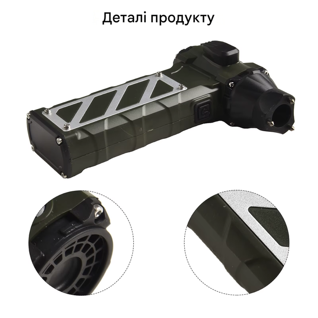 Мощная воздуходувка F015 High Speed Fan 8000 мАч, воздуходувка для ПК и авто Rad-Black - изображение 5