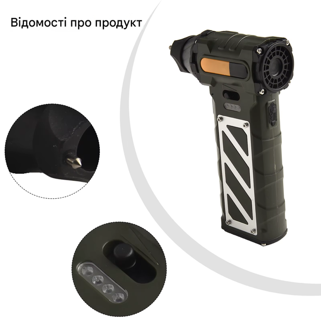 Мощная воздуходувка F015 High Speed Fan 8000 мАч, воздуходувка для ПК и авто Rad-Black - изображение 6