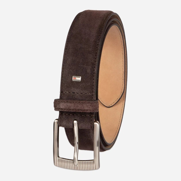 Ремень мужской замшевый Tommy Hilfiger 474143907 42-44 (130.5 см) Коричневый (1162525841) - изображение 2