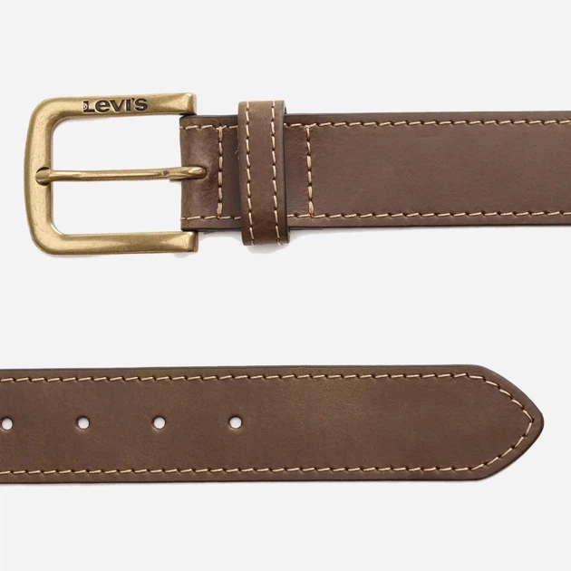 Ремень мужской кожаный Levi's 601435750 44 (129 см) Коричневый (1162523330) - Фото 3 Ремень мужской кожаный Levi's 601435750 44 (129 см) Коричневый (1162523330) - изображение 3
