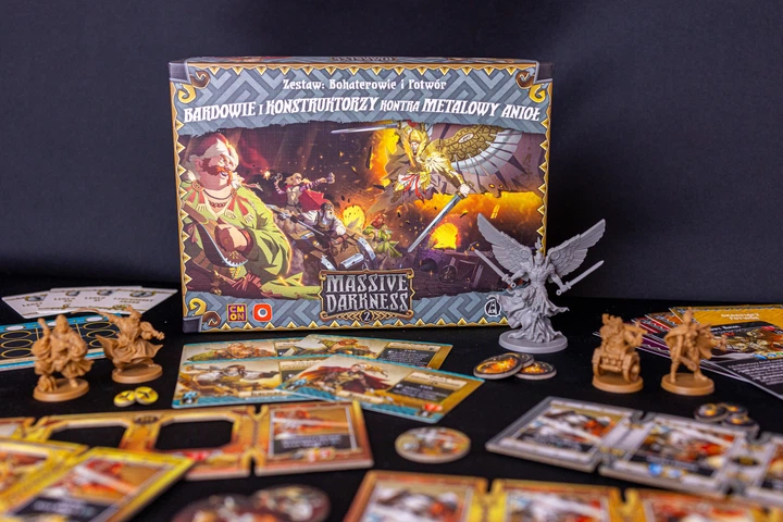 Gra planszowa Portal Games Massive Darkness 2: Bardowie i Konstruktorzy kontra Metalowy Anioł - Dodatek (5902560389166) - obraz 12