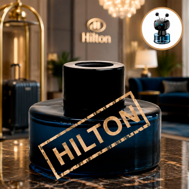 Сменный картридж флакон для ароматизатора Робот жучок, Аромат Hilton - изображение 3