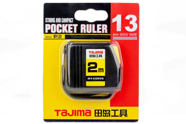 Рулетка будівельна TAJIMA MY-CONVE MY-20 2 м 13 мм - изображение 6