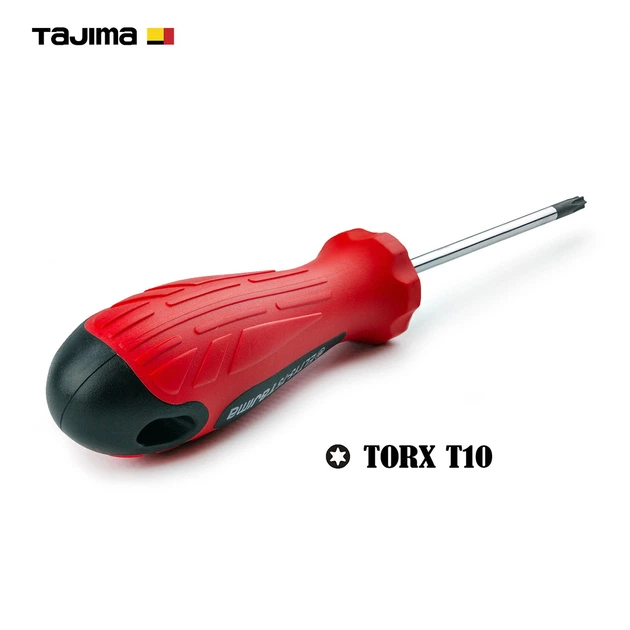 Викрутка TORX TAJIMA ELT10-75 магнітна 75 мм Cr-V-Mo (1301-0927) - изображение 2