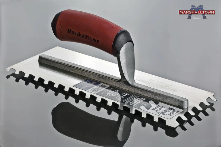 Шпатель зубчастий MARSHALLTOWN LayFlatTM 280 x 114 мм зуб 13 мм - изображение 2