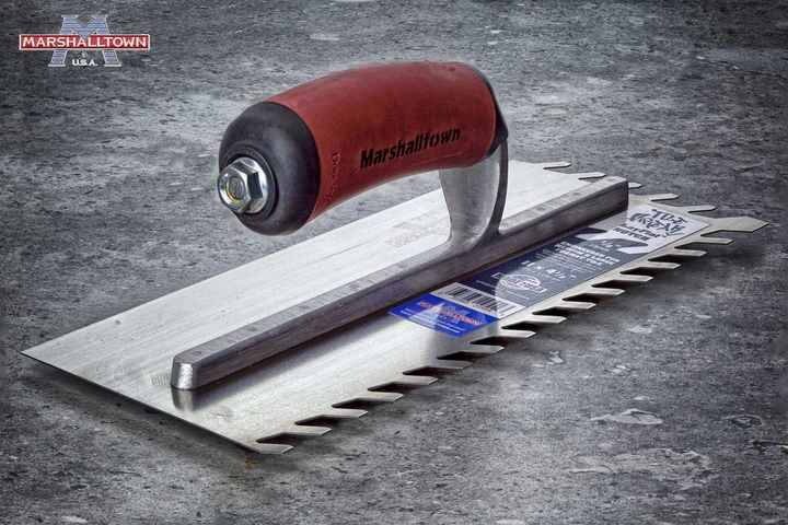Шпатель зубчастий MARSHALLTOWN LayFlatTM 280 x 114 мм зуб 13 мм - изображение 6