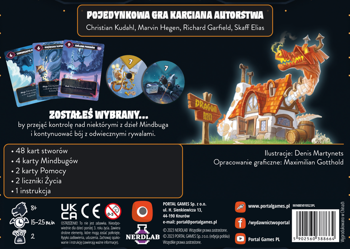 Настільна гра Portal Games Mindbug Beyond Evolutions (5902560388664) - зображення 3