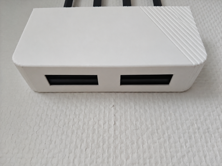 Универсальное крепление для Wi-Fi роутера / настенный держатель роутера Белый - изображение 2