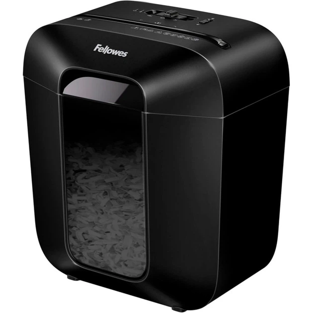 Уничтожитель документов Fellowes LX45 P-4 8 листов 17 л Black (f.U4400501) - изображение 2