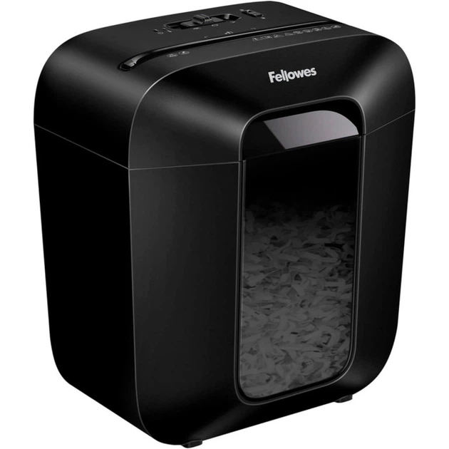Уничтожитель документов Fellowes LX45 P-4 8 листов 17 л Black (f.U4400501) - изображение 4