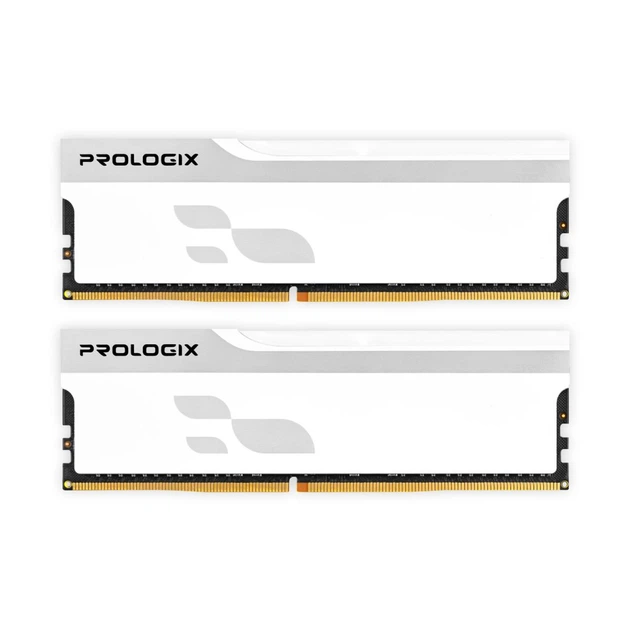 Модуль памяти DDR4 2x16GB/3600 Prologix Onyx White (PRO32GB3600YW4K) - Фото 1 Модуль памяти DDR4 2x16GB/3600 Prologix Onyx White (PRO32GB3600YW4K) - изображение 1