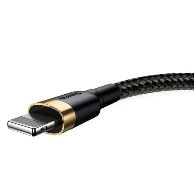 Кабель з швидкою зарядкою Baseus Cafule USB to Lightning 1.5A 2 м Чорний (226750255) - зображення 5