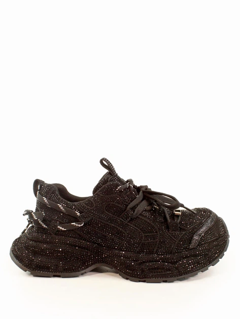 Женские кроссовки со стразами It-girl 8262-2 40р-25,5см Черный (2000000534961) - изображение 4
