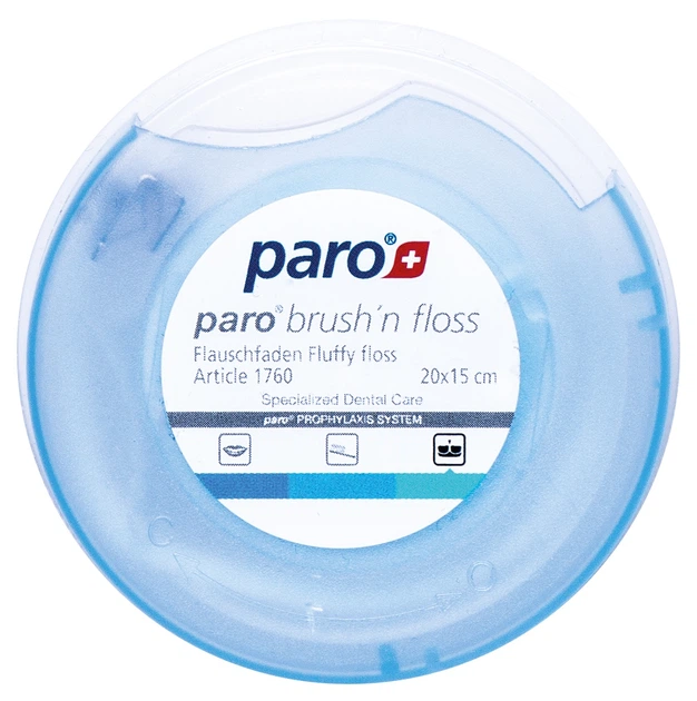 Зубна нитка і щітка суперфлоссов Paro Swiss brushn floss 20 x 15 см