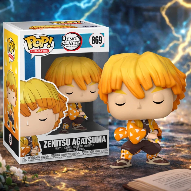 Игровая фигурка Funko POP! cерии Убийца демонов - Зеницу Агацума - Фото 3 Игровая фигурка Funko POP! cерии Убийца демонов - Зеницу Агацума - изображение 3