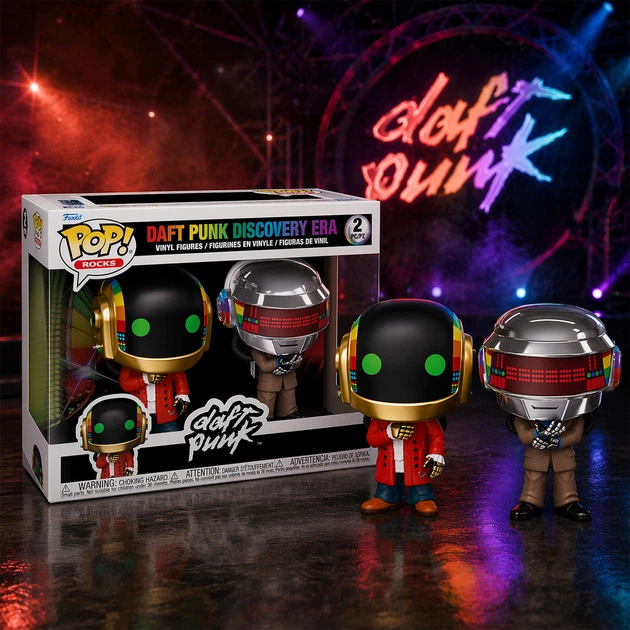 Набір ігрових фігурок Funko POP! серії Daft Punk - Discovery - Фото 3 Набір ігрових фігурок Funko POP! серії Daft Punk - Discovery - зображення 3