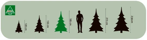 Ель искусственная TriumphTree ПВХ 155 см зеленая - изображение 8