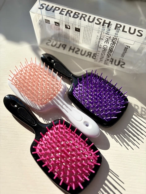 Гребінець для волосся SuperBrush SuperBrush Plus Бежевий (P-336) - изображение 9