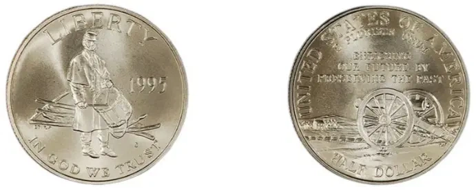 Колекційний набір монет “Liberty - Громадянська Війна” 1995 рік - Фото 3 Колекційний набір монет “Liberty - Громадянська Війна” 1995 рік - изображение 3