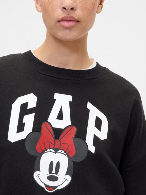 Свитшот на флисе женский GAP 77326000 2XL Черный (1162467872) - изображение 4