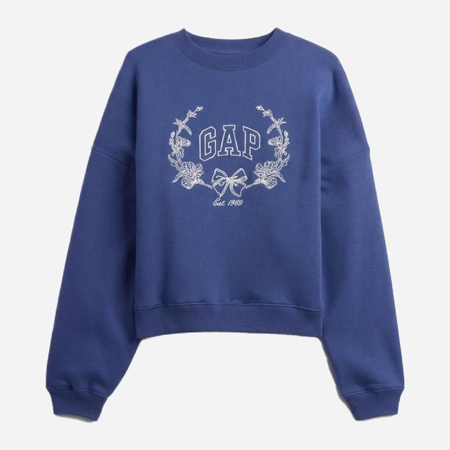 Світшот на флісі жіночий GAP 53158644 L Синій (1162375313) - Фото 5 Світшот на флісі жіночий GAP 53158644 L Синій (1162375313) - зображення 5