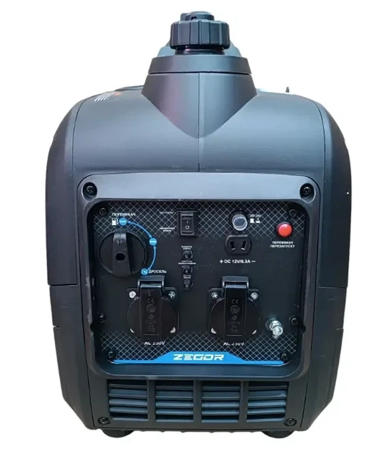 Генератор бензиновий інверторний Zegor DIN-MUTE2500 1ф 2.2-2.5кВт (закритого типу) - зображення 6