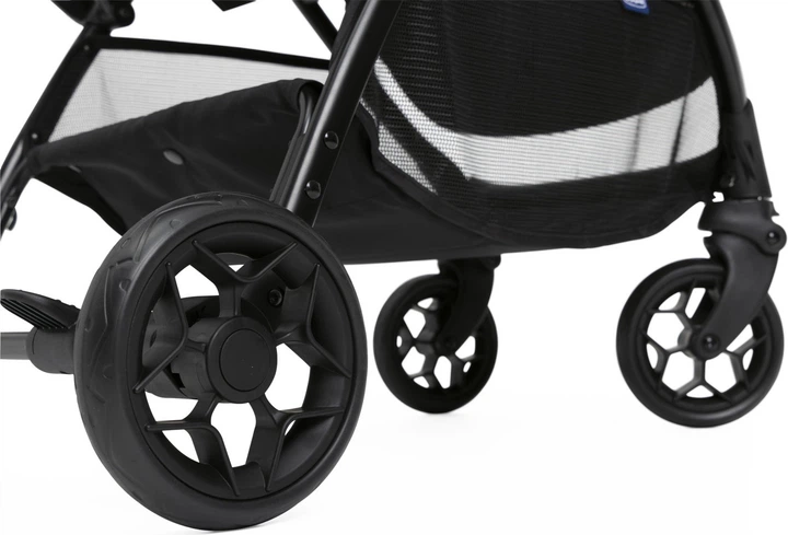 Wózek spacerowy Chicco Glee Czarny z wzorem (8058664173594) - obraz 12