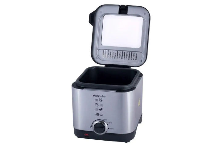 Фритюрница Kamille KM-6812 1.5 л 900 Вт с антипригарной чашей и терморегулятором - изображение 8