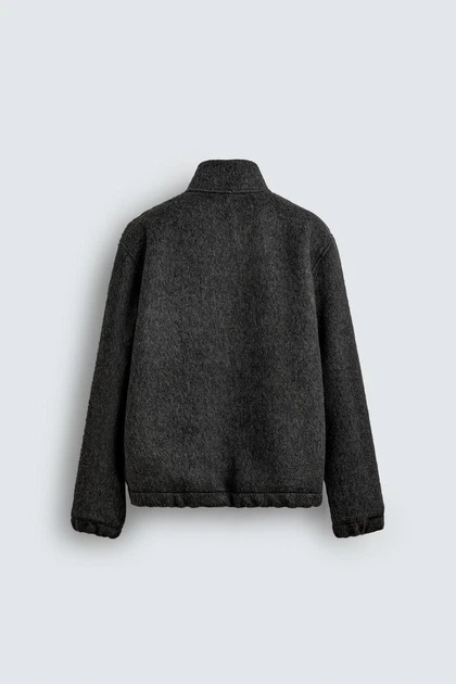 Куртка чоловіча з суміші вовни Zara 4087/402 M - Фото 8 Куртка чоловіча з суміші вовни Zara 4087/402 M - зображення 8