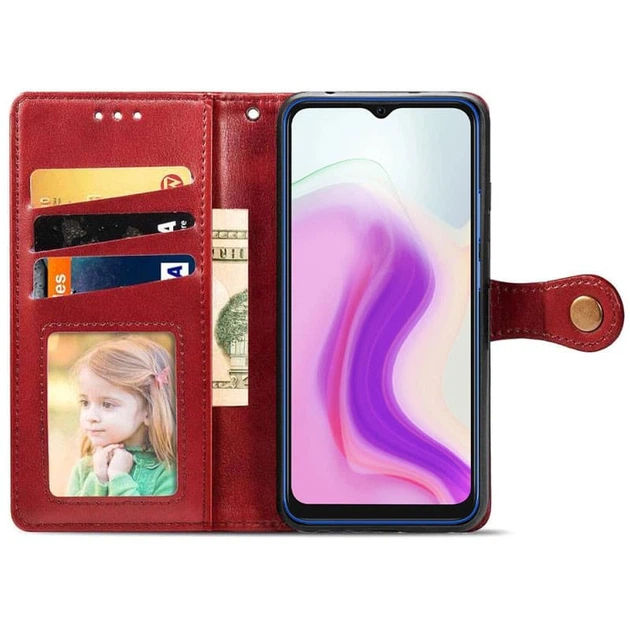 Кожаный чехол книжка GETMAN Gallant (PU) для Xiaomi Redmi 5 Plus / Redmi Note 5 (Single Camera) Red - Фото 3 Кожаный чехол книжка GETMAN Gallant (PU) для Xiaomi Redmi 5 Plus / Redmi Note 5 (Single Camera) Red - изображение 3