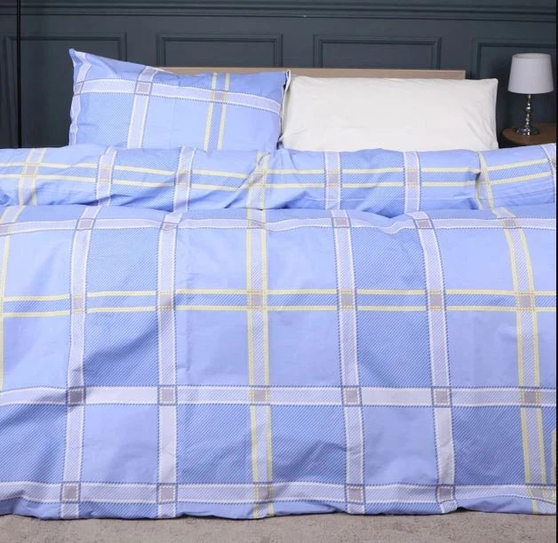 Простирадло Ranforce Elite 17-0766 Checkered blue 220*240 - зображення 3