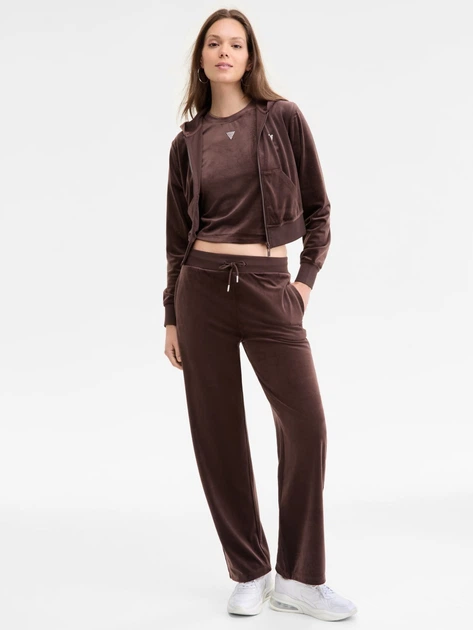 Спортивные штаны женские Guess 433233993 L Коричневые (1162518438) - изображение 6