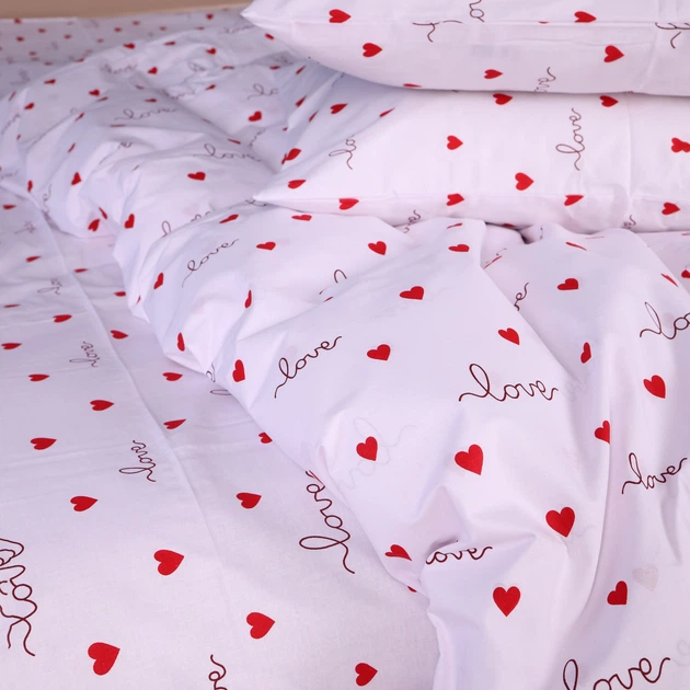 Простирадло Бязь 17-0963 Tiny Hearts 150*220 - зображення 4