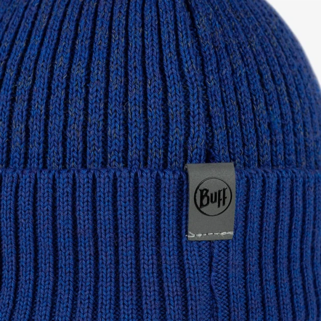 Шапка Buff Merino Active Beaney Solid Cobalt - изображение 2