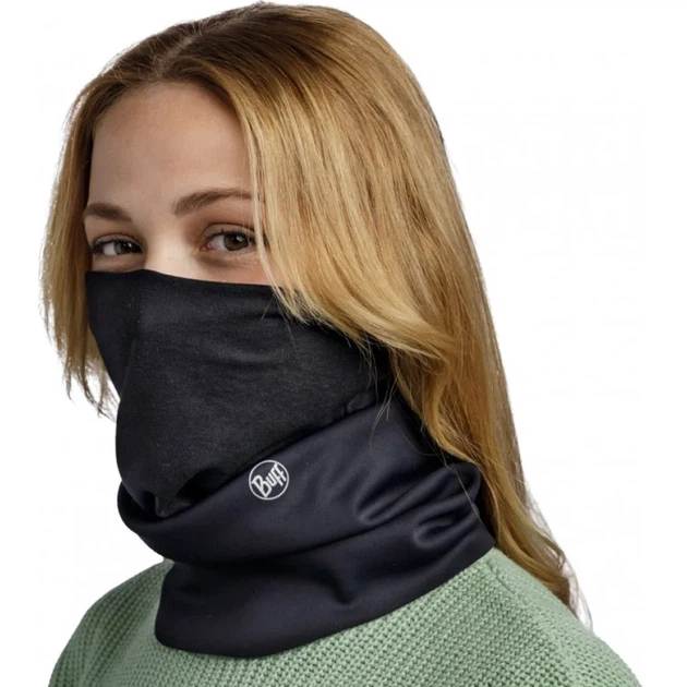Мультиповязка Buff Windproof Solid Black - изображение 4