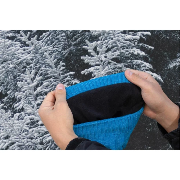 Шапка DexShell Heathered Rib Knit Beanie One size 56-58 см blue - Фото 3 Шапка DexShell Heathered Rib Knit Beanie One size 56-58 см blue - изображение 3