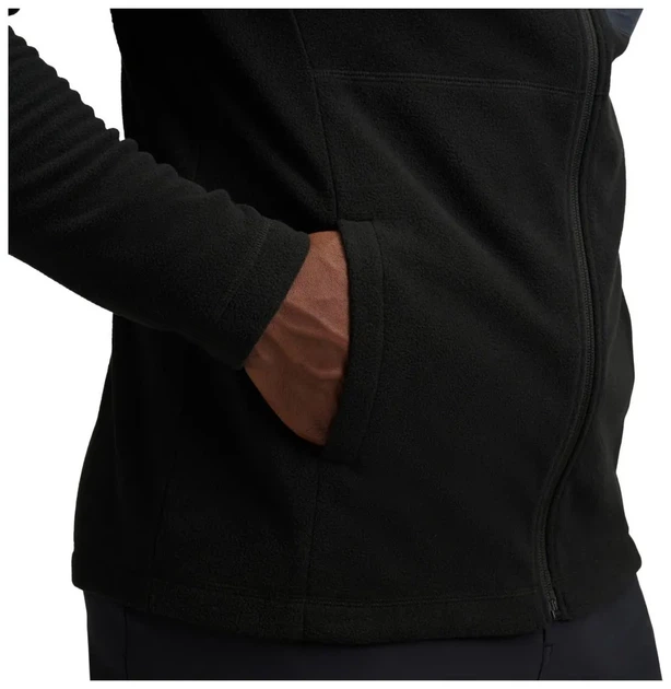 Кофта флісова чоловіча Black Diamond M RiftFZ Fleece Jacket, Black/Black (S) - изображение 2