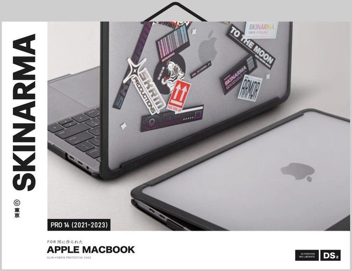 Кейс Skinarma HENKO для Macbook Pro 14 (M1-M5) Frost Clear - Фото 6 Кейс Skinarma HENKO для Macbook Pro 14 (M1-M5) Frost Clear - изображение 6
