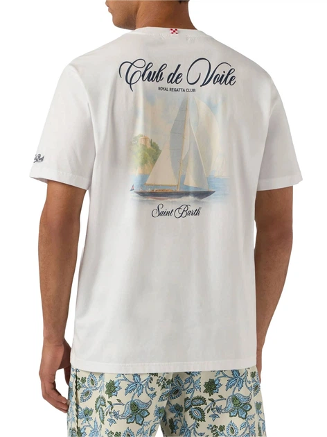 Футболка чоловіча MC2 Saint Barth 2XL Білий (PRL0002-voile01) - изображение 4