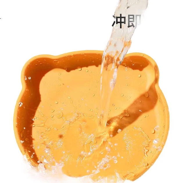 Детская миска Didinika из силикона на присоске Orange - Фото 3 Детская миска Didinika из силикона на присоске Orange - изображение 3
