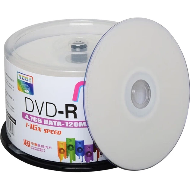 DVD-R диски Maxell/записываемые диски, чистые диски для печати, скорость 16x, записываемые диски 4,7 ГБ, 50 штук в упаковке. - изображение 3